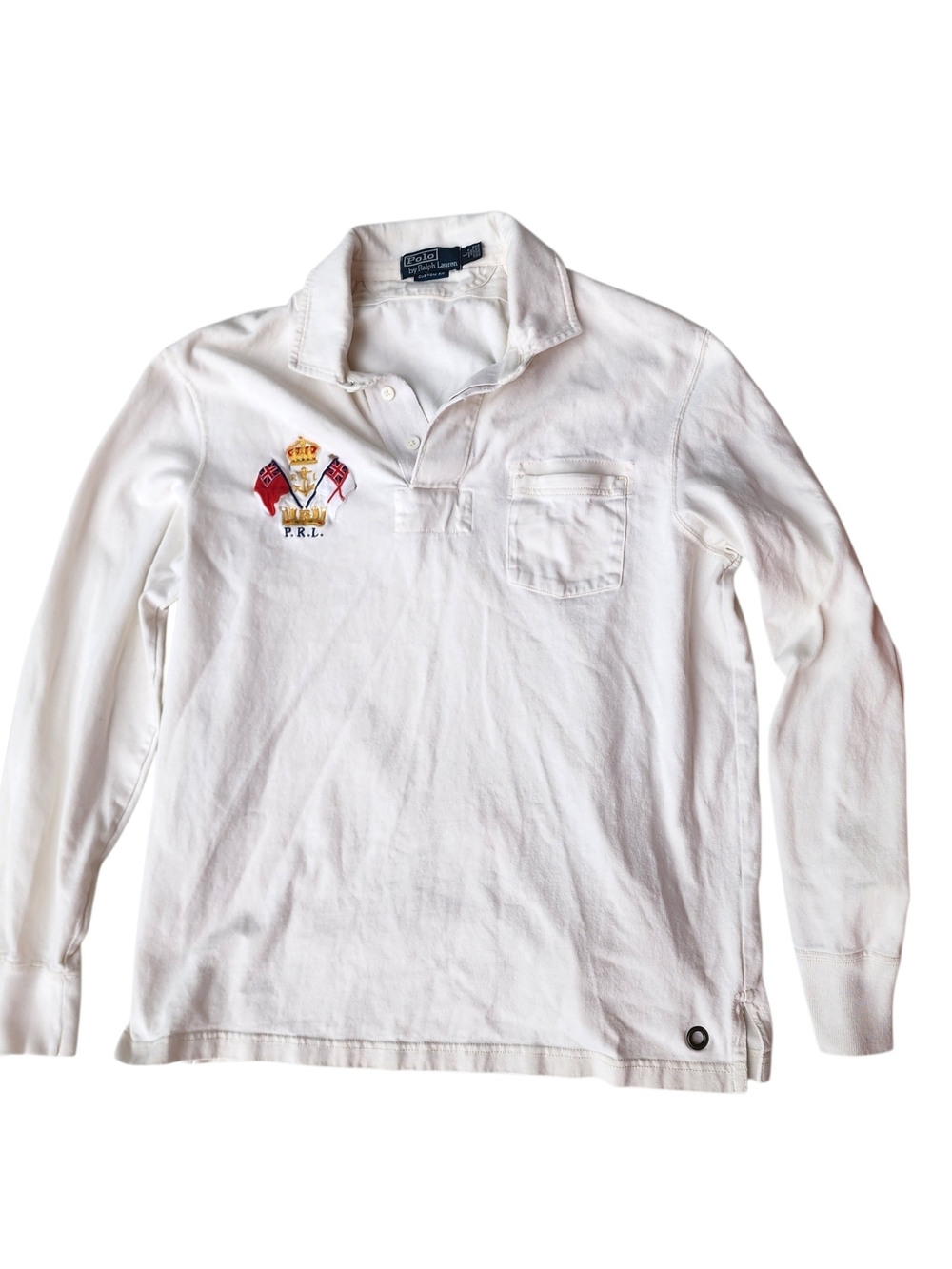 Polo Ralph Lauren Graphic Crest Rugby Shirt size Men's L